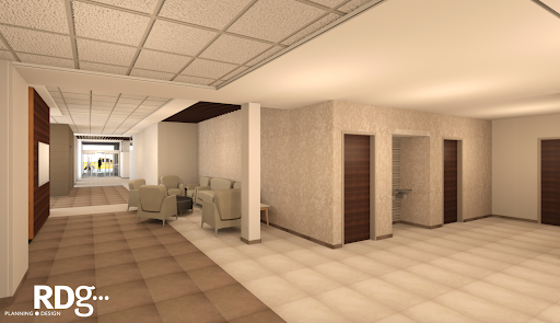 Building Updates: first floor lounge Humboldt County Memorial Hospital Renovations